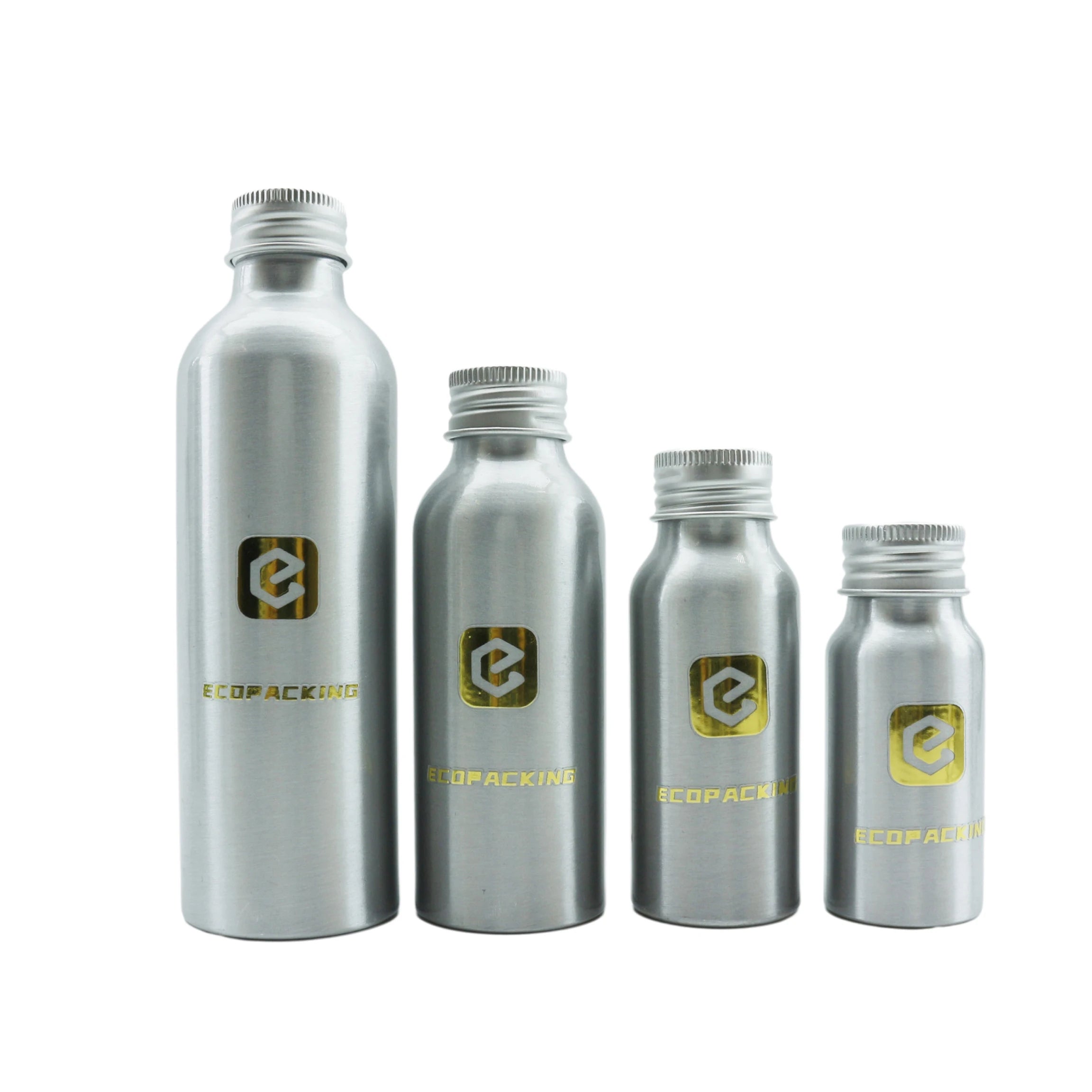 Empty Metal Cosmetic Aluminum Oil Bottle Aluminum Bottle for Essential Oil Packaging - 图片 2