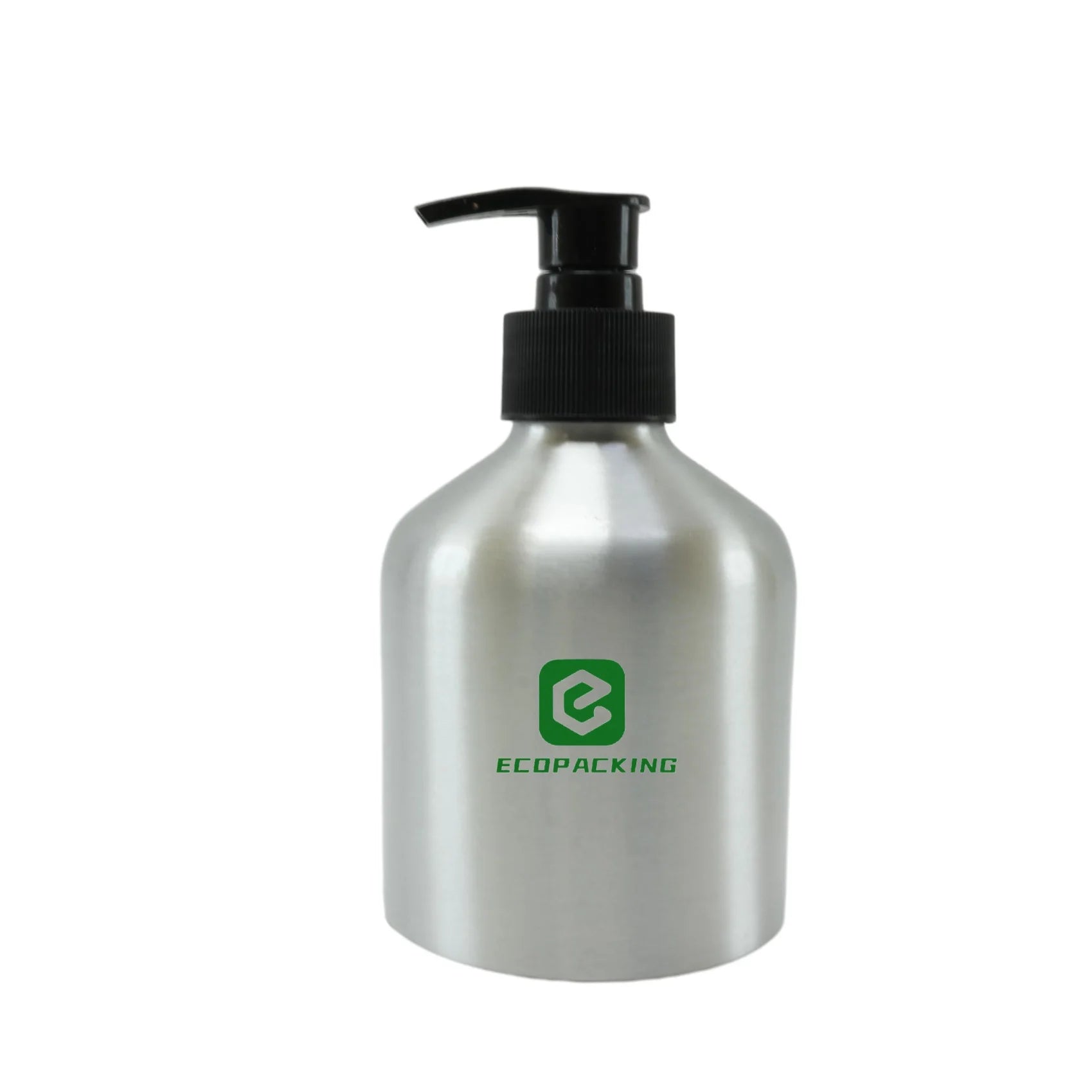 Luxury Matte Metal Cosmetic Shampoo Aluminum Pump Bottle 100ml 150ml 200ml 250ml 300ml 350ml 500ml