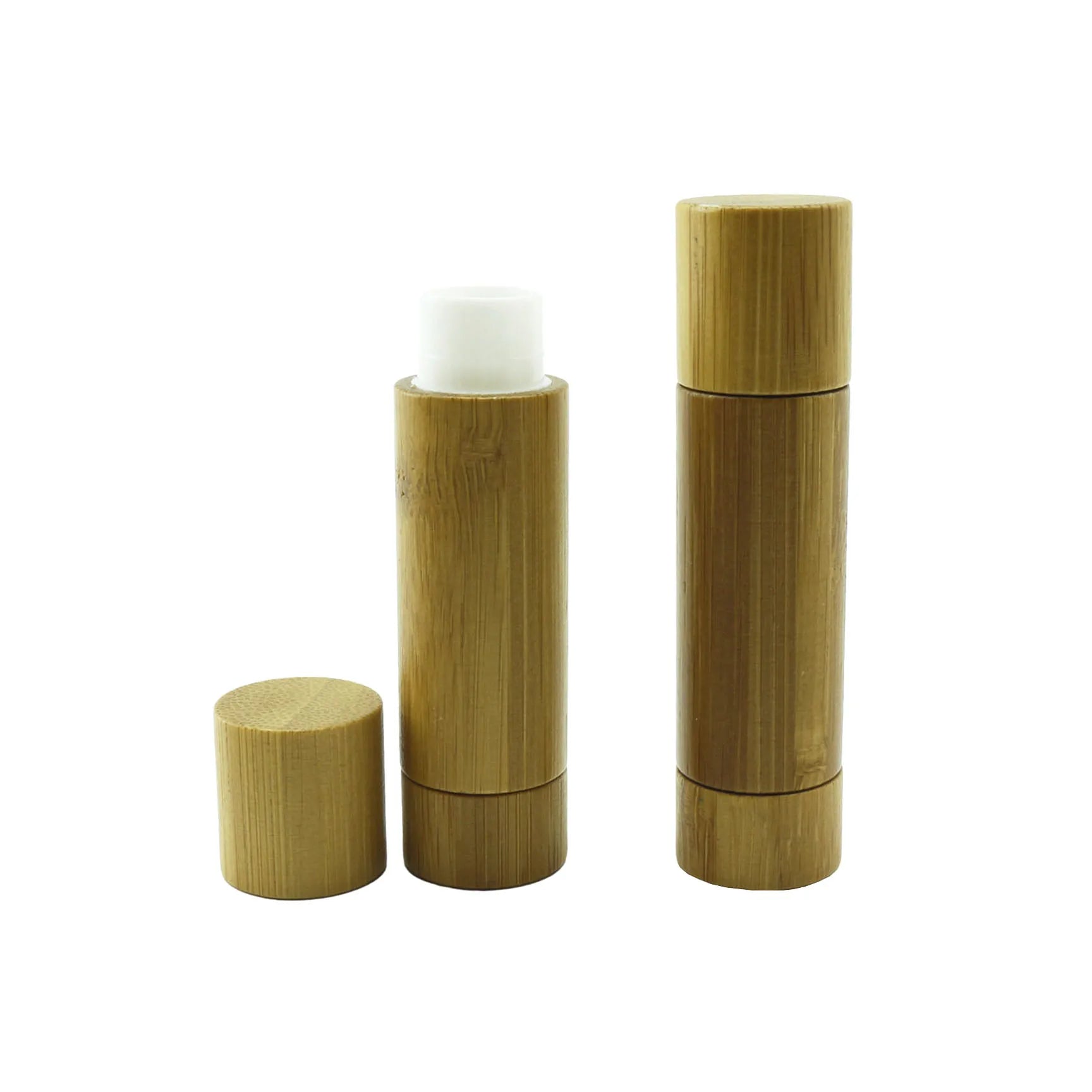 Wholesale Eco Friendly 5g 5ml Bamboo Lip Balm Tube for Cosmetic Containers Lip Balm Stick Container - 图片 2