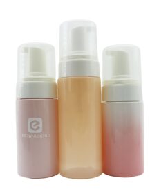 Hot Sale Custom 30ml 50ml 60ml 100ml 150ml 200ml Plastic Foam Pump Bottle for Facial Cleanser Mousse