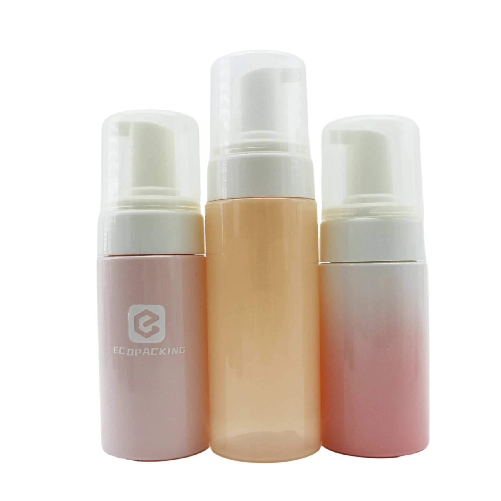 Hot Sale Custom 30ml 50ml 60ml 100ml 150ml 200ml Plastic Foam Pump Bottle for Facial Cleanser Mousse