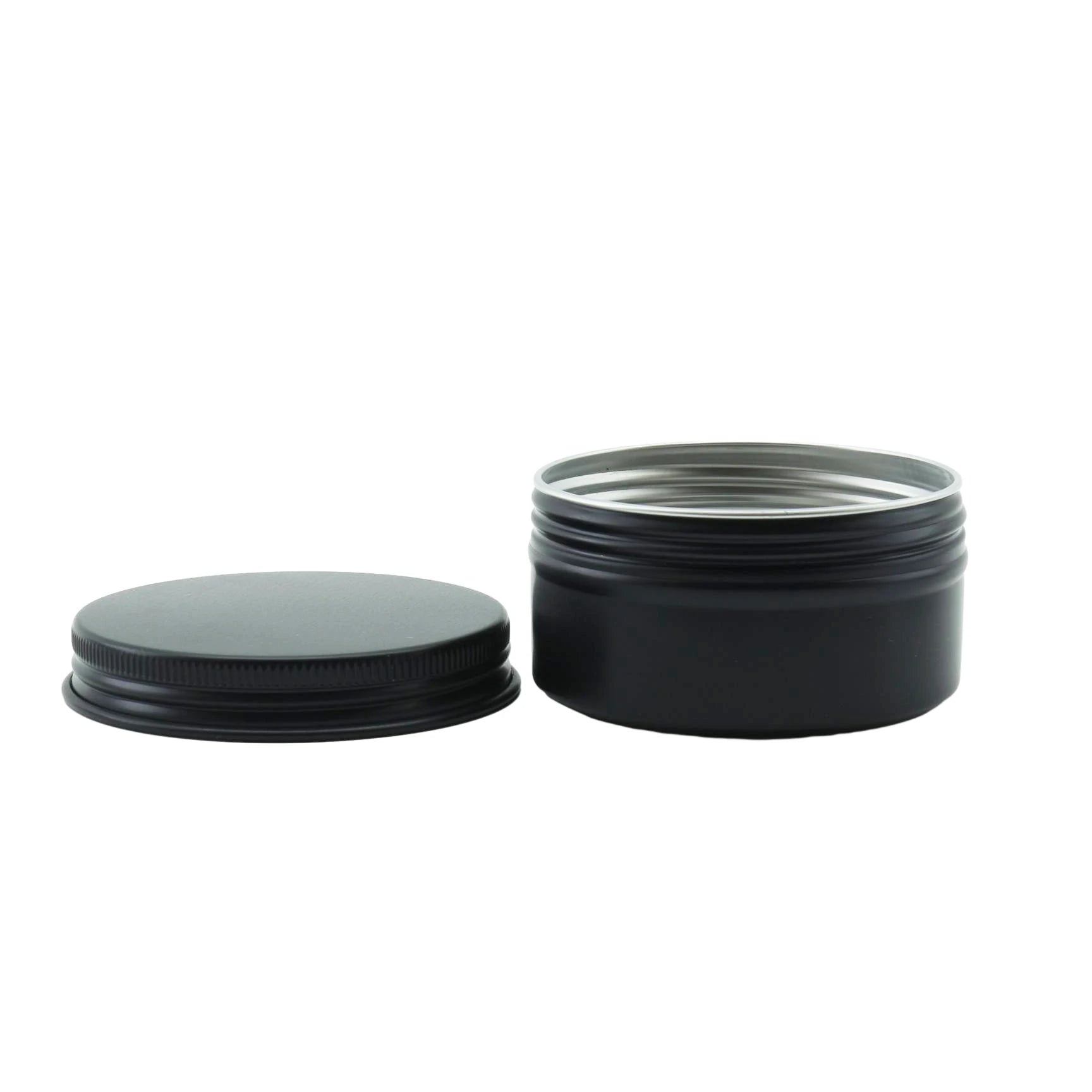 30g 30ml 1oz Matte Black Metal Aluminum Cream Tin Jar Food Grade for Cosmetic Use-for Skin Care Face Cream Lip Balm Hair Wax - 图片 4