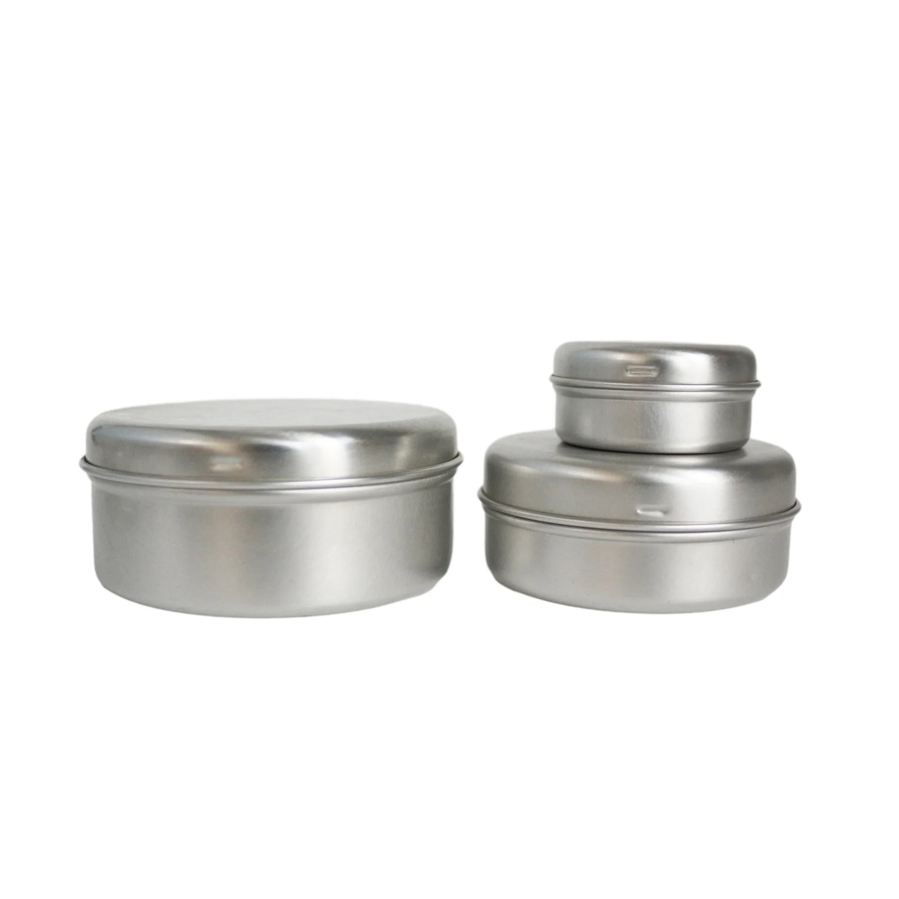 25g 30g 50g 80g Round Aluminum Jar Tin Box with Snap Cap for Soap Lip Balm Face Cream Candle Hair Wax - 图片 5