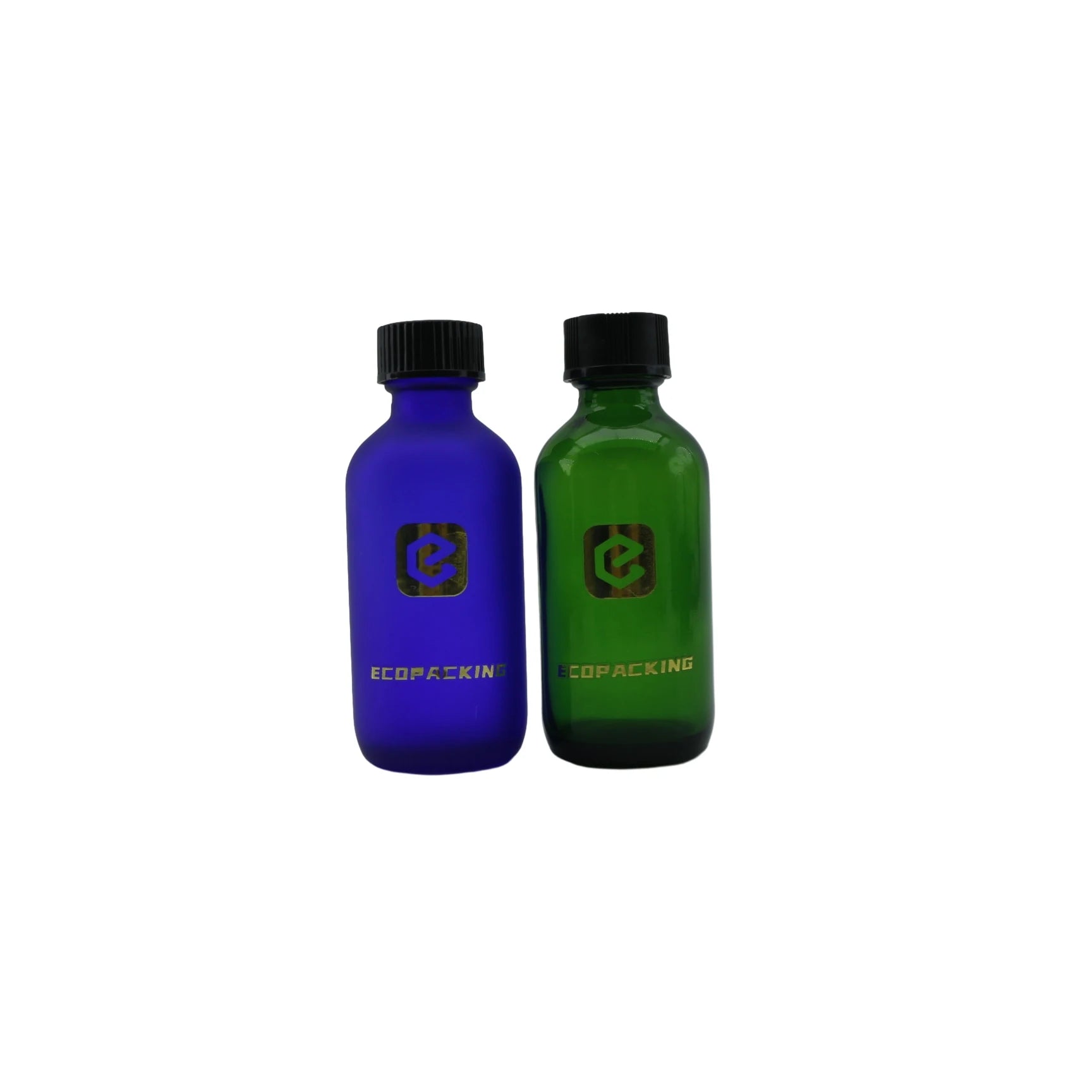 30ml 60ml Boston Blue Green Glass Dropper Bottles for Essential Oil Skin Care Serum & Cream Carton Packed - 图片 6