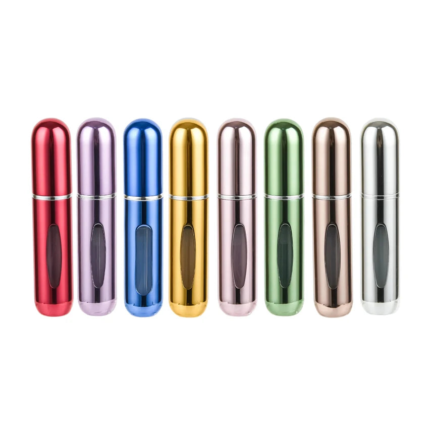 In Stock Wholesale Empty Luxury 5ml Mini Cosmetic Aluminum Metal Perfume Oil Atomizer Diffuser Spray Bottle Refillable - 图片 6