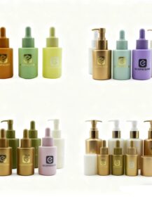 5ml 10ml 15ml 30ml 50ml 100ml Flat Shoulder Round Glass Essential Oil Dropper Lotion Bottles for Face Cream