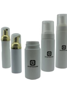 Empty Skincare Facial Cleanser Bottles Packaging 50ml 100ml 150ml Cosmetic Plastic Foam Soap Dispenser Foaming Pump Bottle