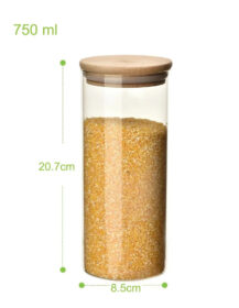750ml Nut and Dry Fruit Storage Box with Screw Cap for Kitchen Spice and Noodle Storage Pack of 100