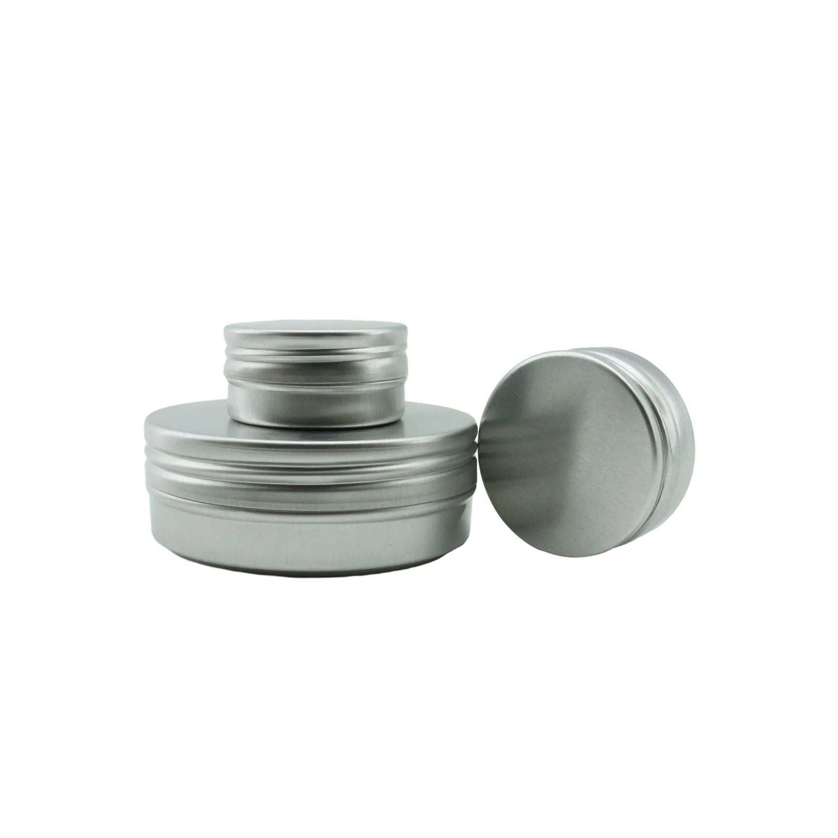 Custom Body Butter Soap Aluminum Tin Jars Container for Cosmetic Skin Care Beard Balm Lip Balm Candle Empty - 图片 2