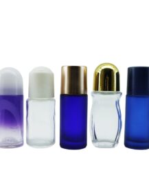 30ml 50ml Custom Empty Cosmetic Glass Roll on Deodorant Bottle with Roller for Skin Care Personal Care Packaging