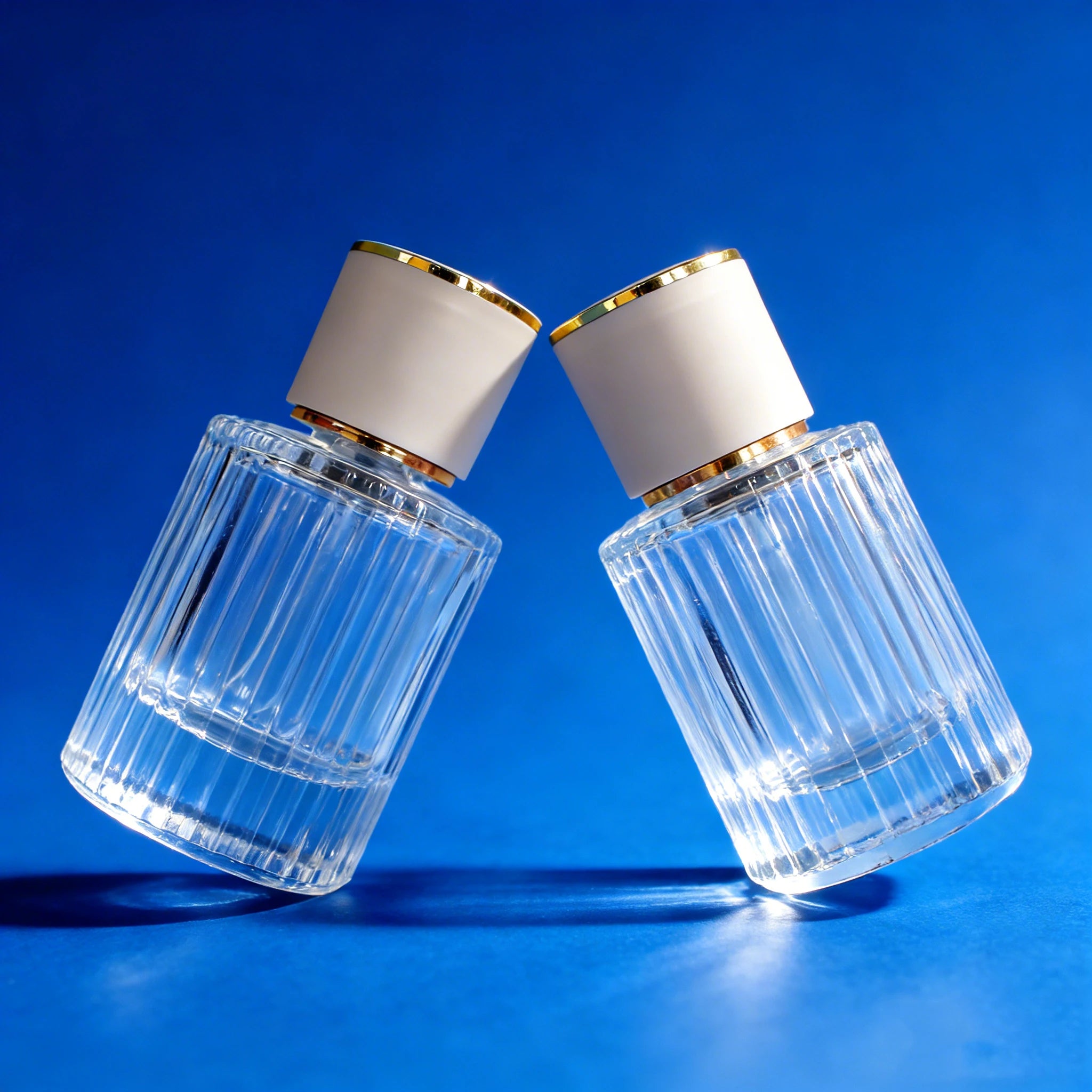 30ml 50ml 100ml Luxury Empty Crystal Glass Perfume Oil Bottle with Fine Mist Sprayer with Custom Box Packaging