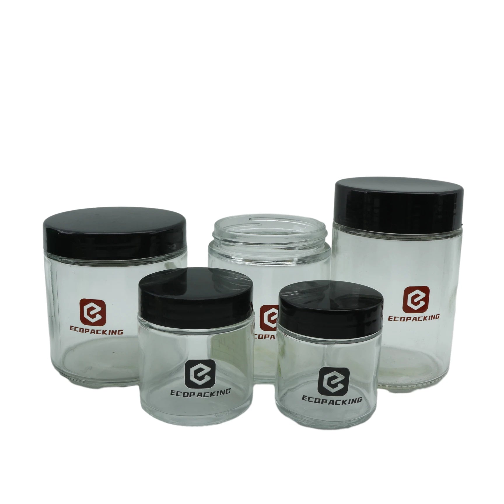 Empty Transparent Honey Candy Food Storage Glass Jar 6oz 8oz 16oz 4 oz Glass Jars with Lids