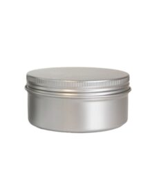 100ml 100g Hand Cream Cosmetic Beard Balm Hair Wax Empty Aluminum Tin Jar Container with Screw on Cap for Candle