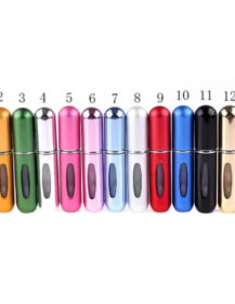 Bottom Filling 3ml 5ml 6ml 8ml Mini Atomizer Refillable Perfume Bottles Travel Sized Aluminum Perfume Atomizer Spray Bottle
