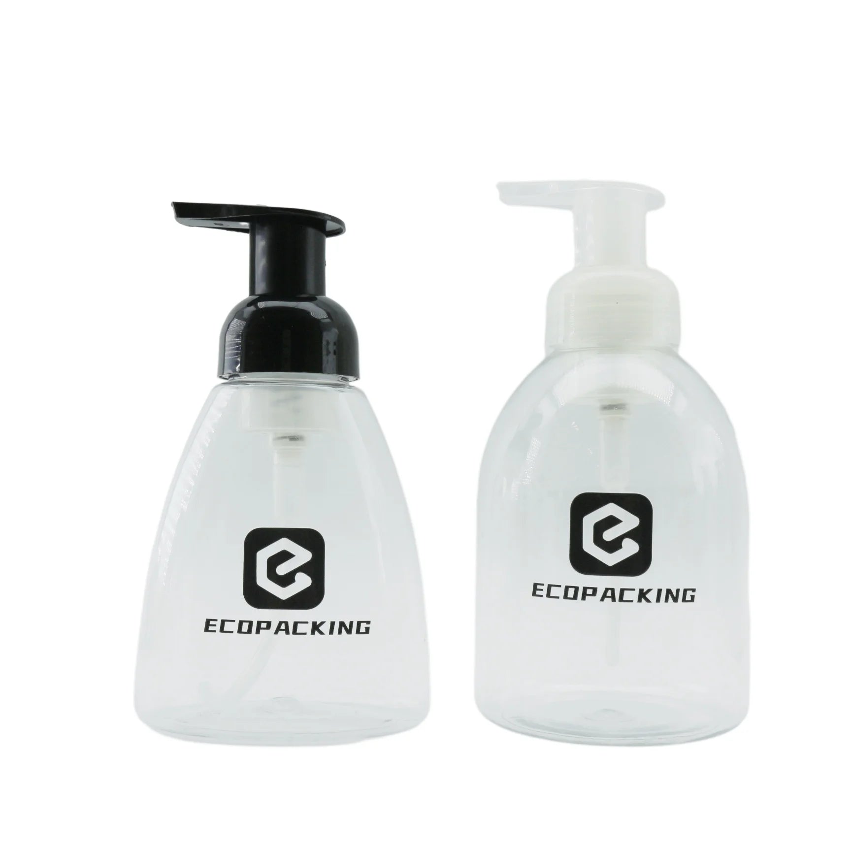 High End 300 ml 500ml PET Plastic HandWash Container Hand Wash Foam Soap Pump Dispenser Bottles With Refillable Liquid - 图片 5