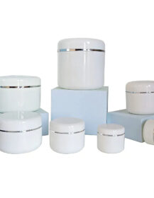 5ml 10ml 15ml 20ml 30ml 50ml 100ml 150ml 200ml 250ml 500ml PP Plastic Cosmetic Jars with Lids