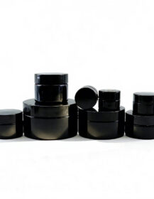 UV Black 5ml 15ml 30ml 50ml Small Mini Violet Glass Jar Concentrate Container D888
