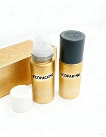 OEM Glass Perfume Roller Bottles 30ml 50ml Cosmetic Essential Oil Roll on Bottle with Box Packaging