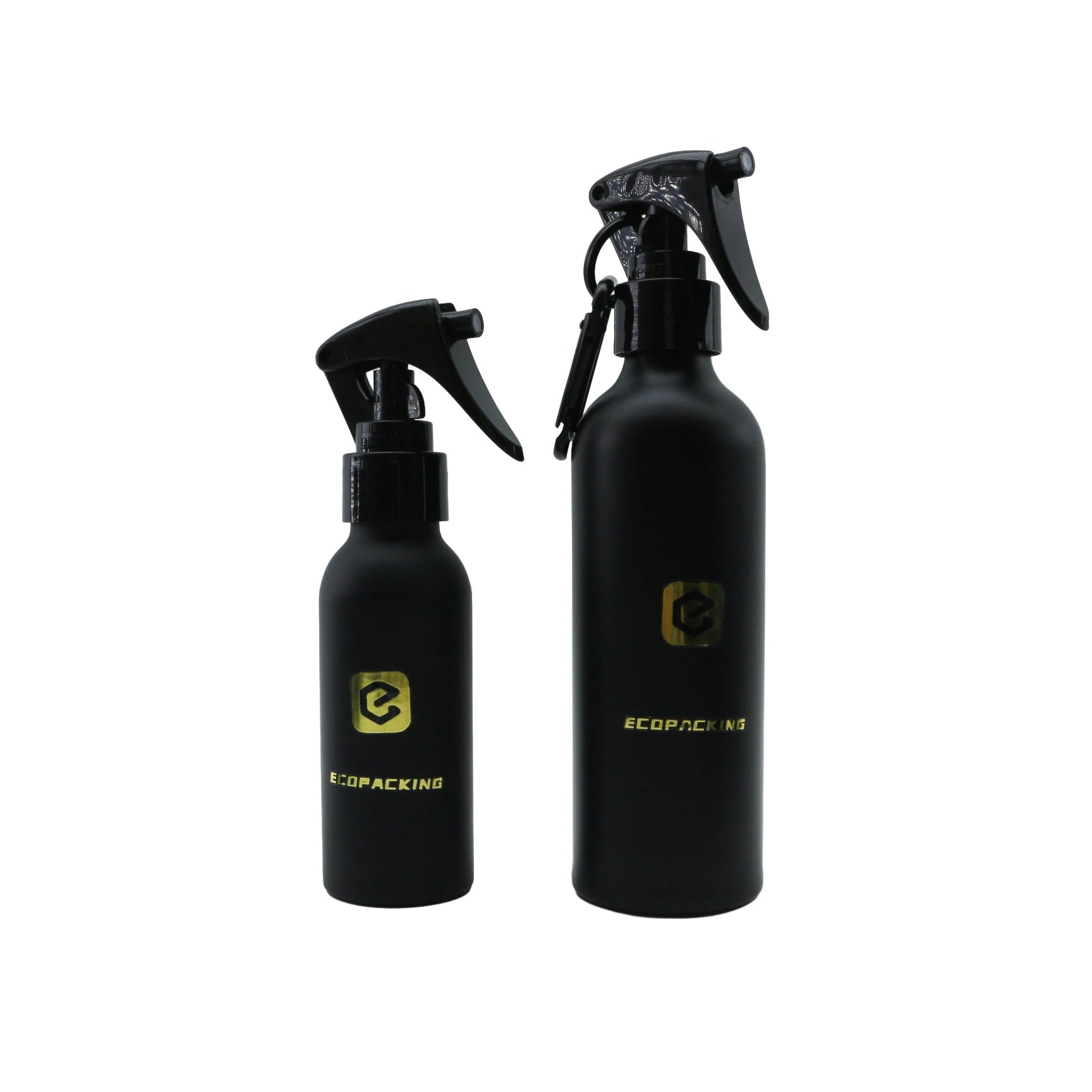 50ml 100ml 150ml 200ml 250ml 500ml Empty Matte Black Aluminium Fine Mist Spray Bottle with Pump D888 - 图片 5