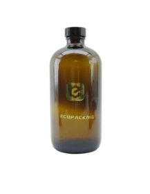 15ml 30ml 60ml 120ml 240ml 500ml 1000ml Brown Amber Boston Glass Bottle with Screw Cap