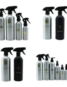 30ml-1000ml Aluminum Pump Bottle Matt Black/Custom Color Pump for Personal Care Liquid Soap