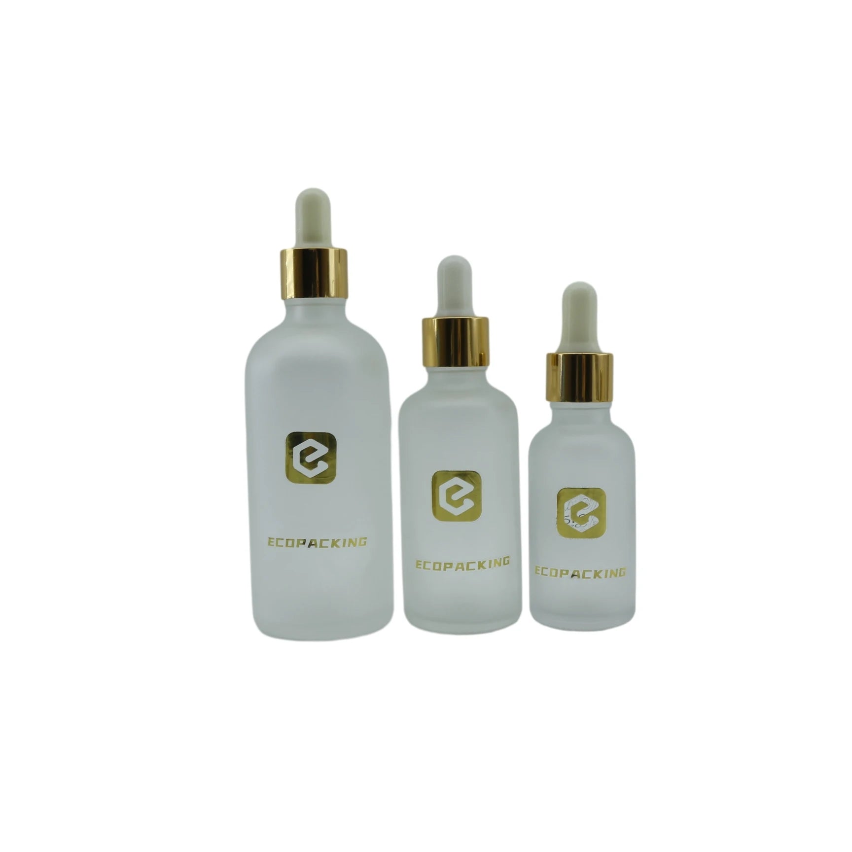 Factory Outlet 15ml 30ml 60ml Glass Dropper Bottle With Dropper an Packaging Cosmetic Custom Frosted Serum Essence Oil Bottle - 图片 5