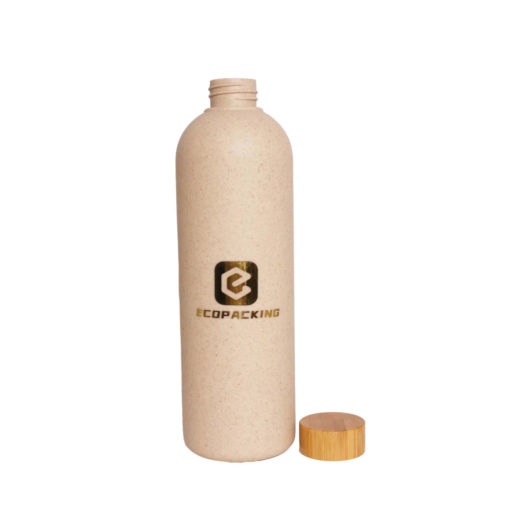 Biodegradable PLA Lotion Shampoo Bottle Eco-Friendly Face Mask Hair Cream Cosmetic 50ml 100ml 30ml 250ml Screen Printed Custom - 图片 4