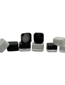 square 3ml 5ml 7ml 9ml Glass Concentrate Jar Container 3g 5g 7g 9g M888