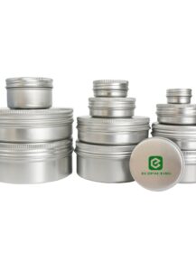 5ml 15ml 20ml 30ml 50ml 60ml 100ml 200ml 250ml 500ml Empty Aluminum Cosmetic Cream Hair Wax Beard Balm Candle Tin Jar Container