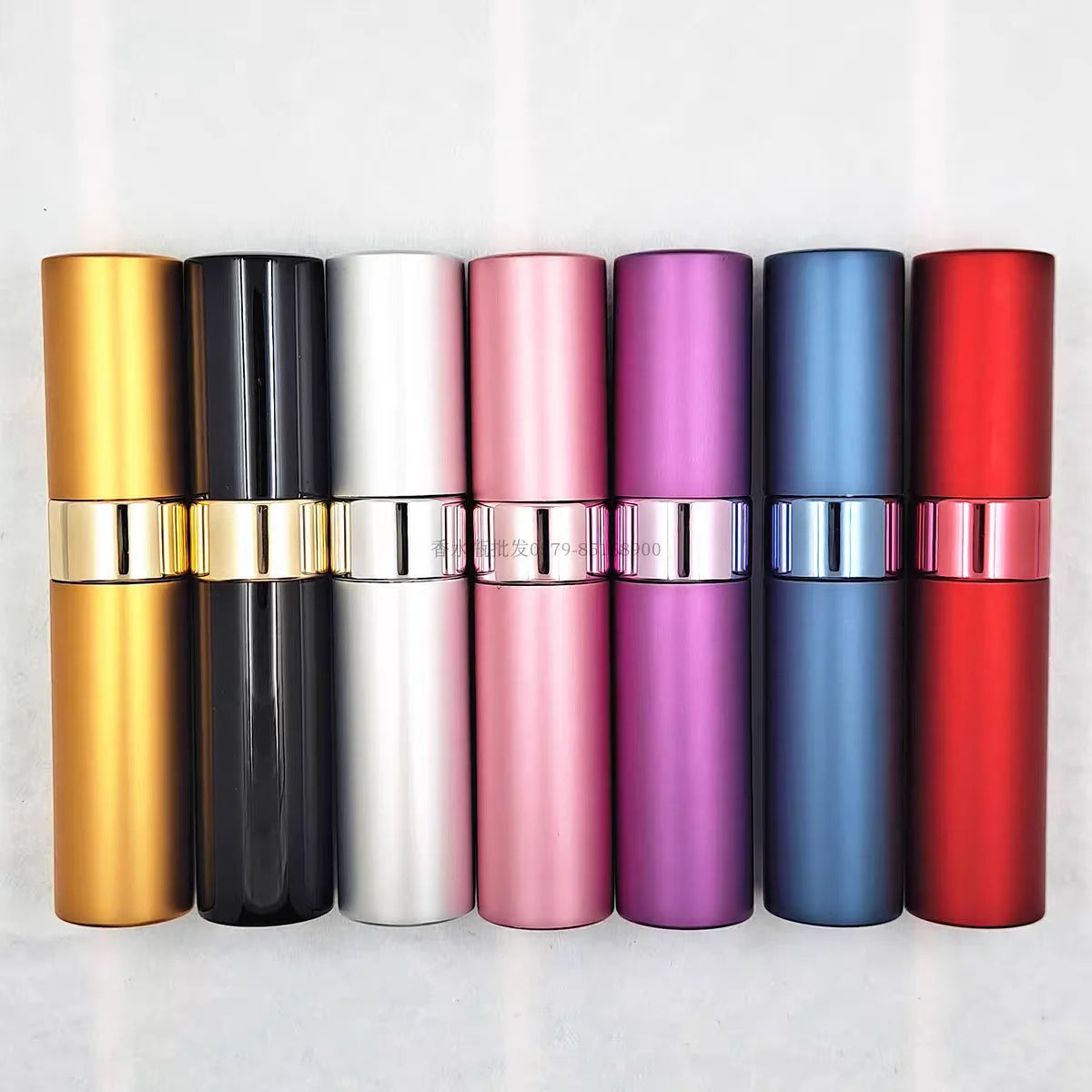 10ml Cross-Border Rotary Perfume Sample Bottle Three-Section Packaging Glass Bottle with Spray Top Perfume Bottling Stock - 图片 5