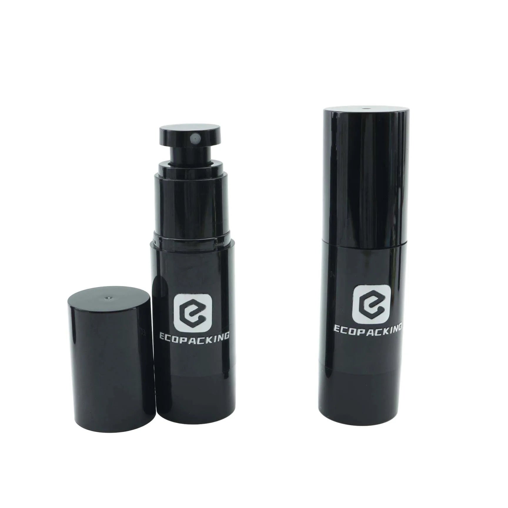 30ml 50ml 80ml 100ml 120ml Airless Screw Cap Pump Bottle Plastic PCR Lotion Airless Bottles for Baby Face Cream Hair Gel - 图片 4