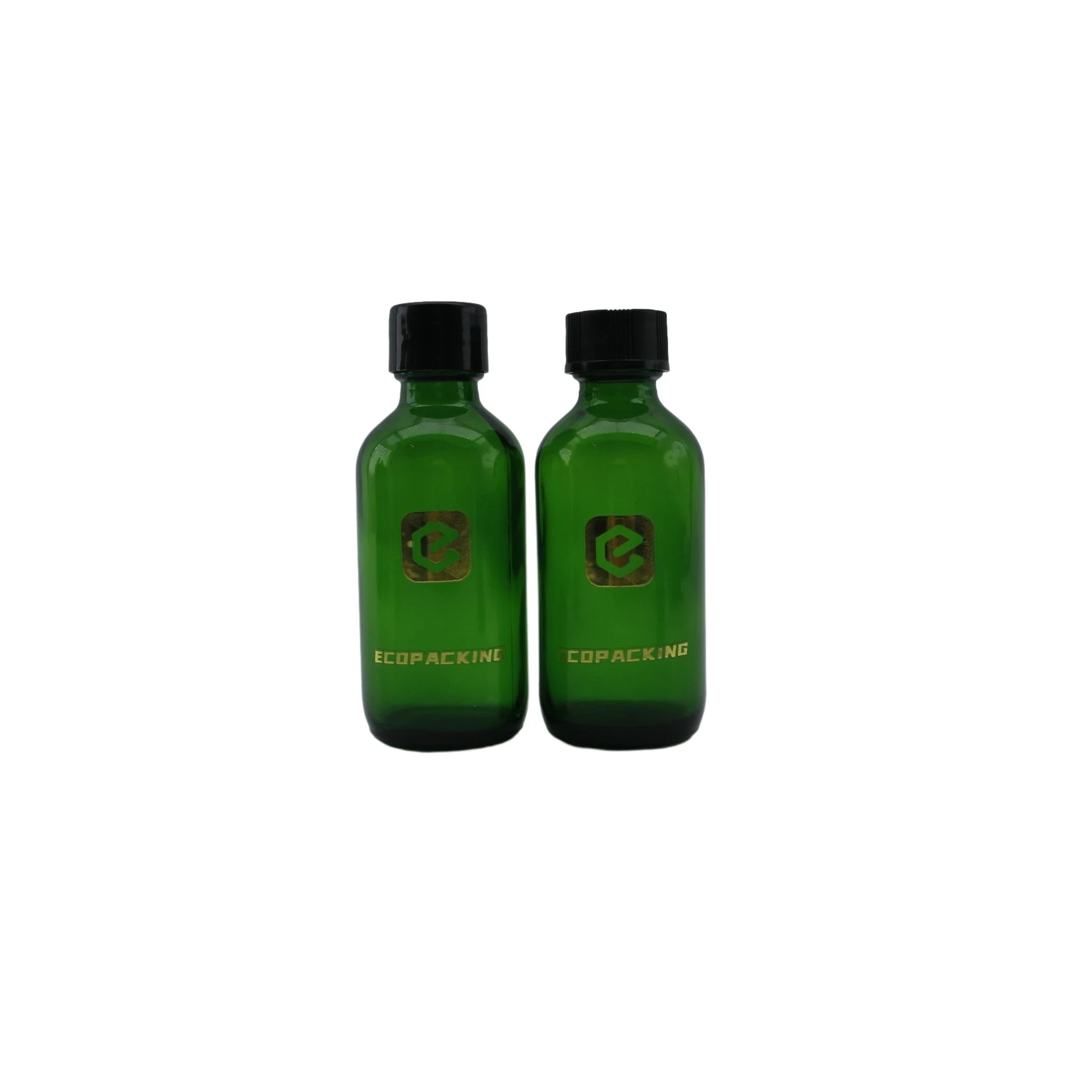 30ml 60ml Boston Blue Green Glass Dropper Bottles for Essential Oil Skin Care Serum & Cream Carton Packed - 图片 4