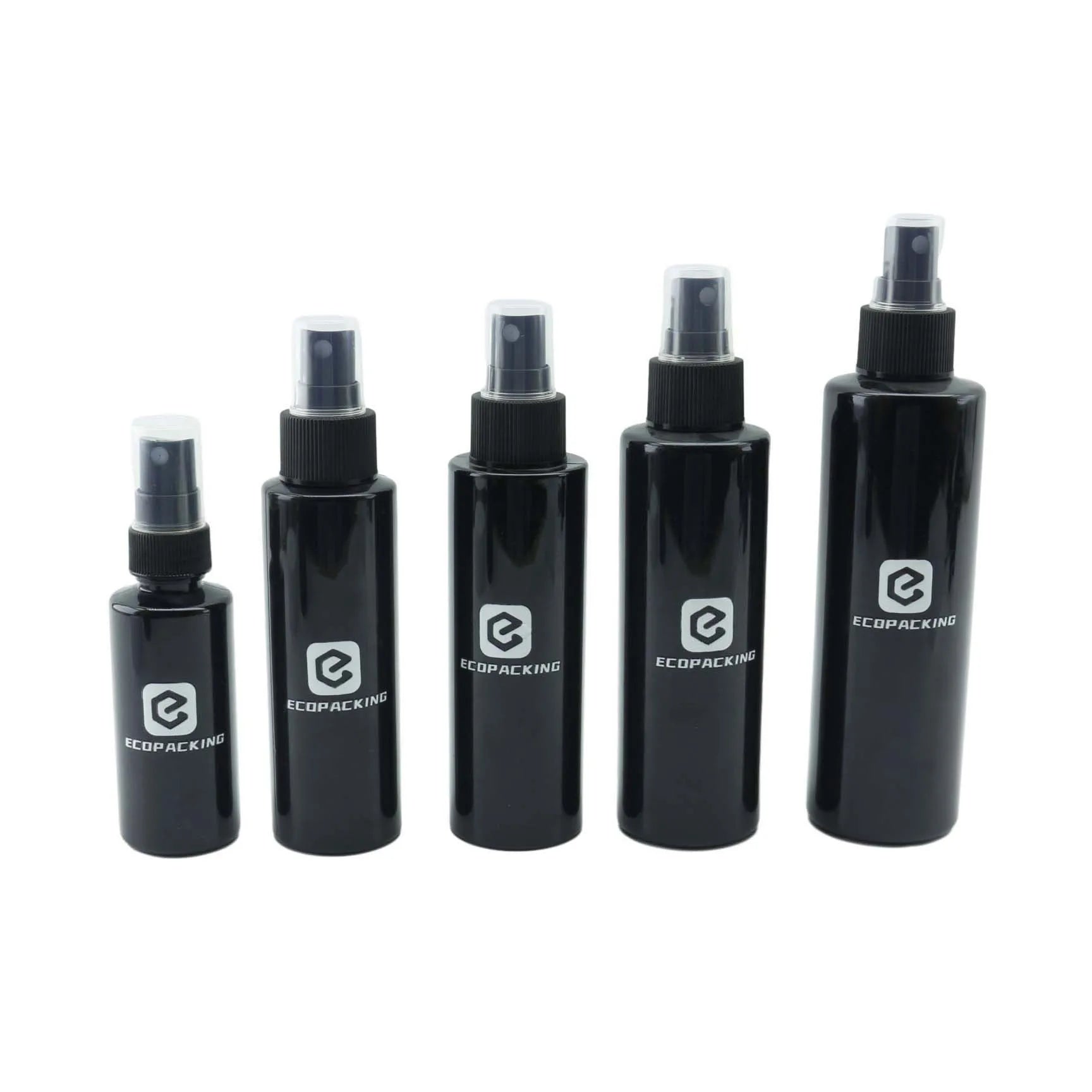 Empty Black Mist Sprayer Plastic Bottle Face Hair Fine Mist Spray Bottles Cosmetics Packaging - 图片 7