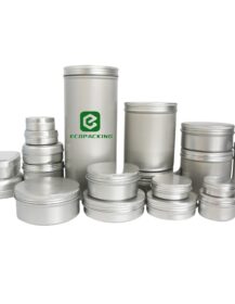 5g to 1000g Metal Aluminum Tin Jar for Cosmetic Cream Balm Candle Wax Various Sizes