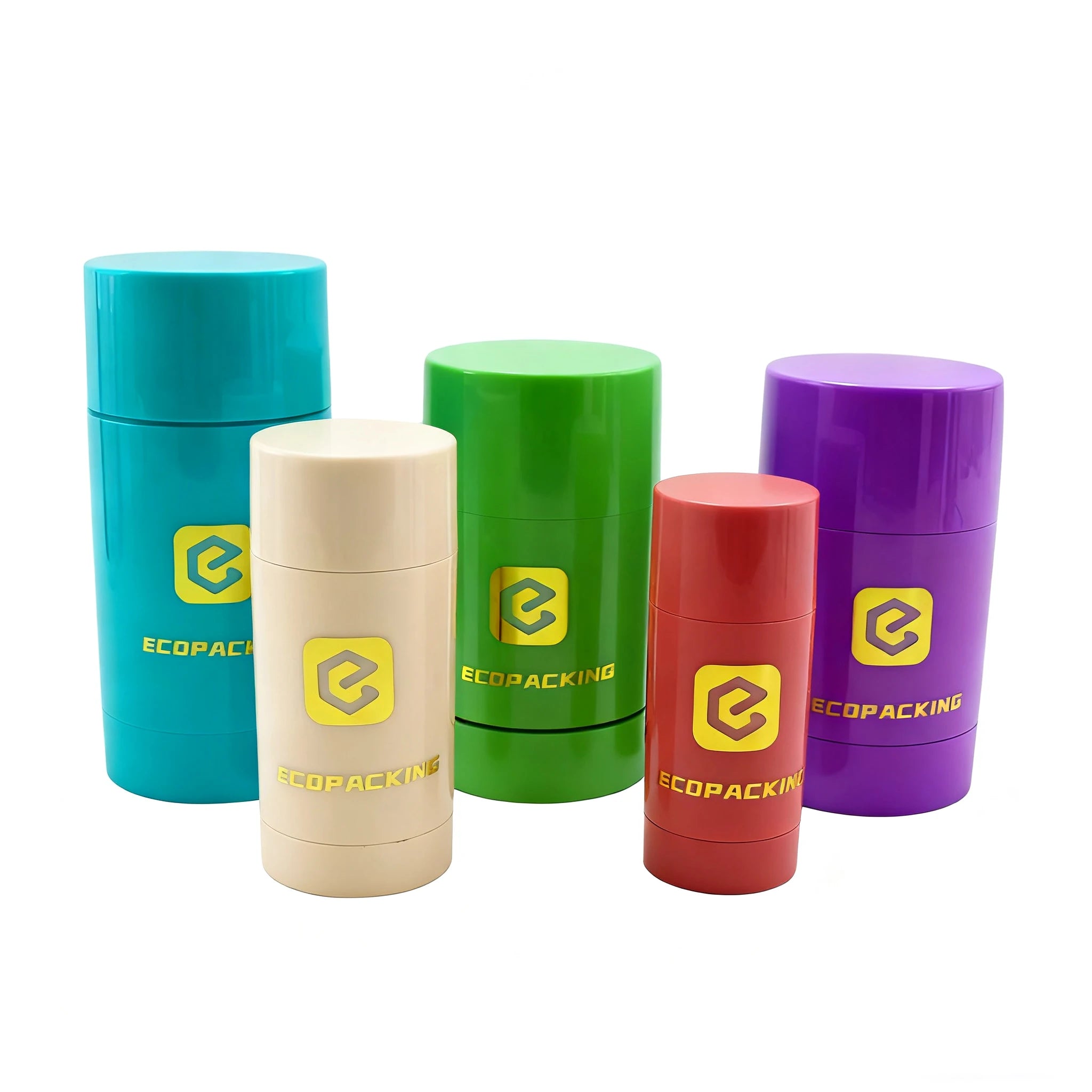 Custom Color AS PP Empty Sustainable 15g 30g 50g 75g Deodorant Stick Container Packaging