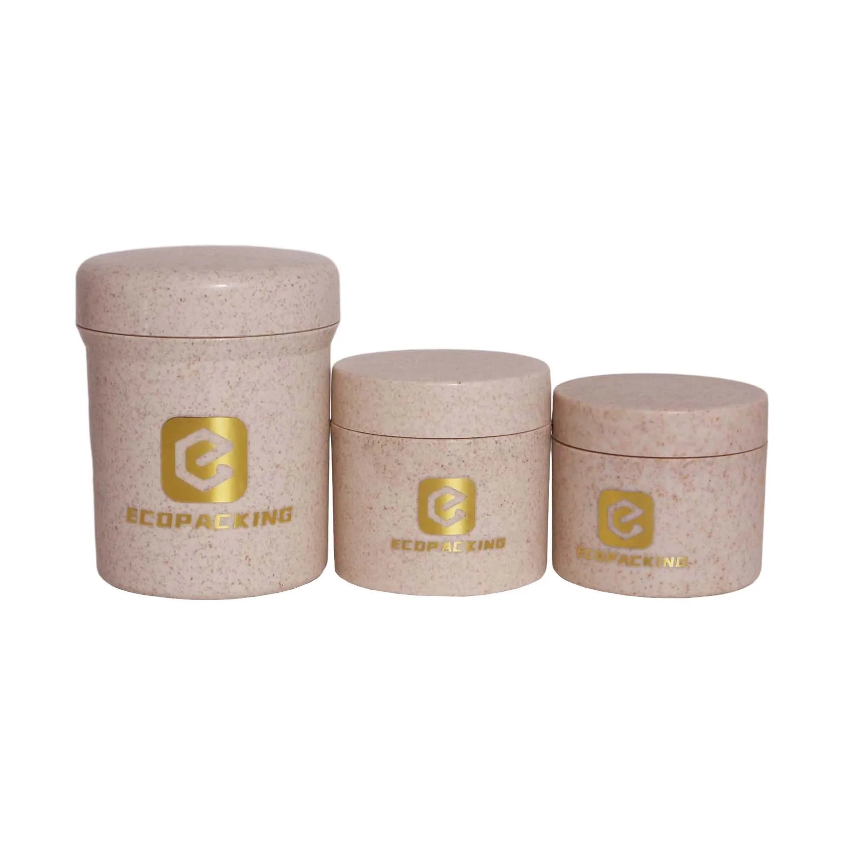 Biodegradable Plastic Containers 10g 20g 30g 50g 100g 150g 200g 250g Wide Mouth Plastic Eye Cream Jar - 图片 5