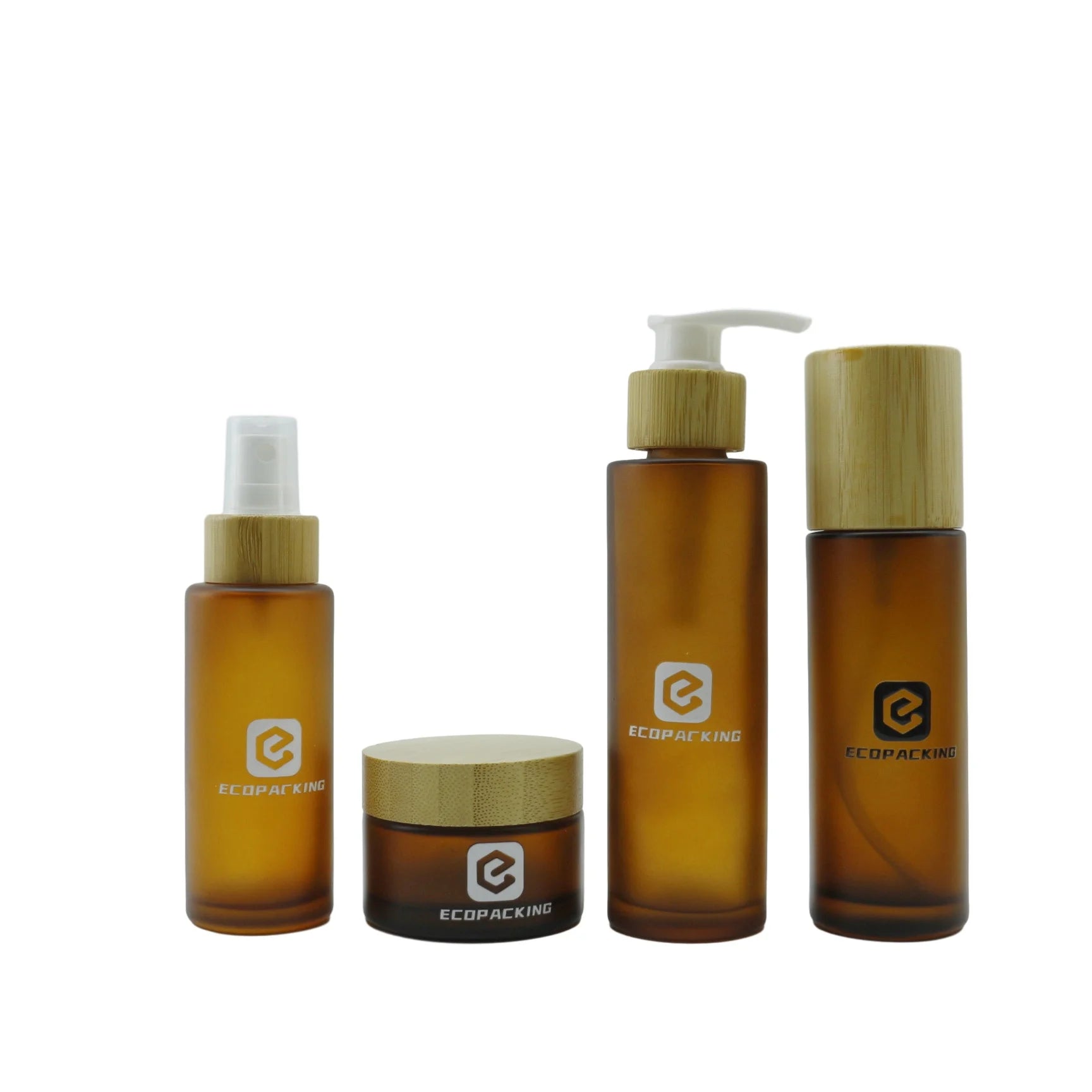 Luxury Push Button Top Glass Dropper Bottle 30Ml 50Ml 100Ml Essential Oil Serum Bottle with Dropper - 图片 5