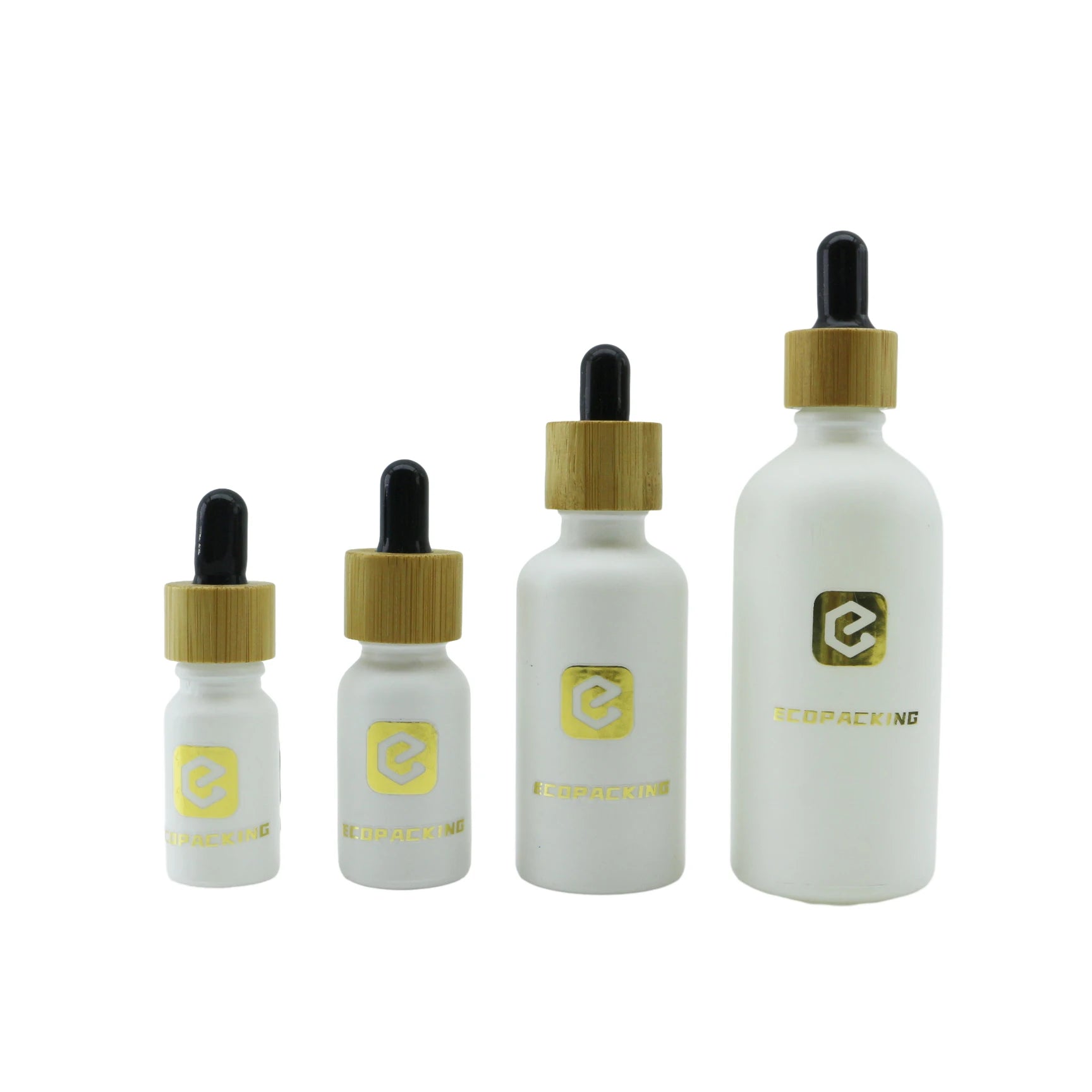 5ml 10ml 15ml 20ml 30ml 50ml 100ml Round Small Luxury Cosmetic Essential Oil Hair Serum Eye Glass Dropper Bottle Packaging - 图片 5