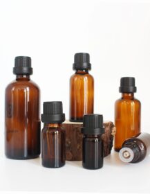 Aromatherapy Pipette Vials Containers 10ml 15ml 20ml 30ml 50ml 100ml Essential Oil Amber Glass Bottle Orifice Reducer