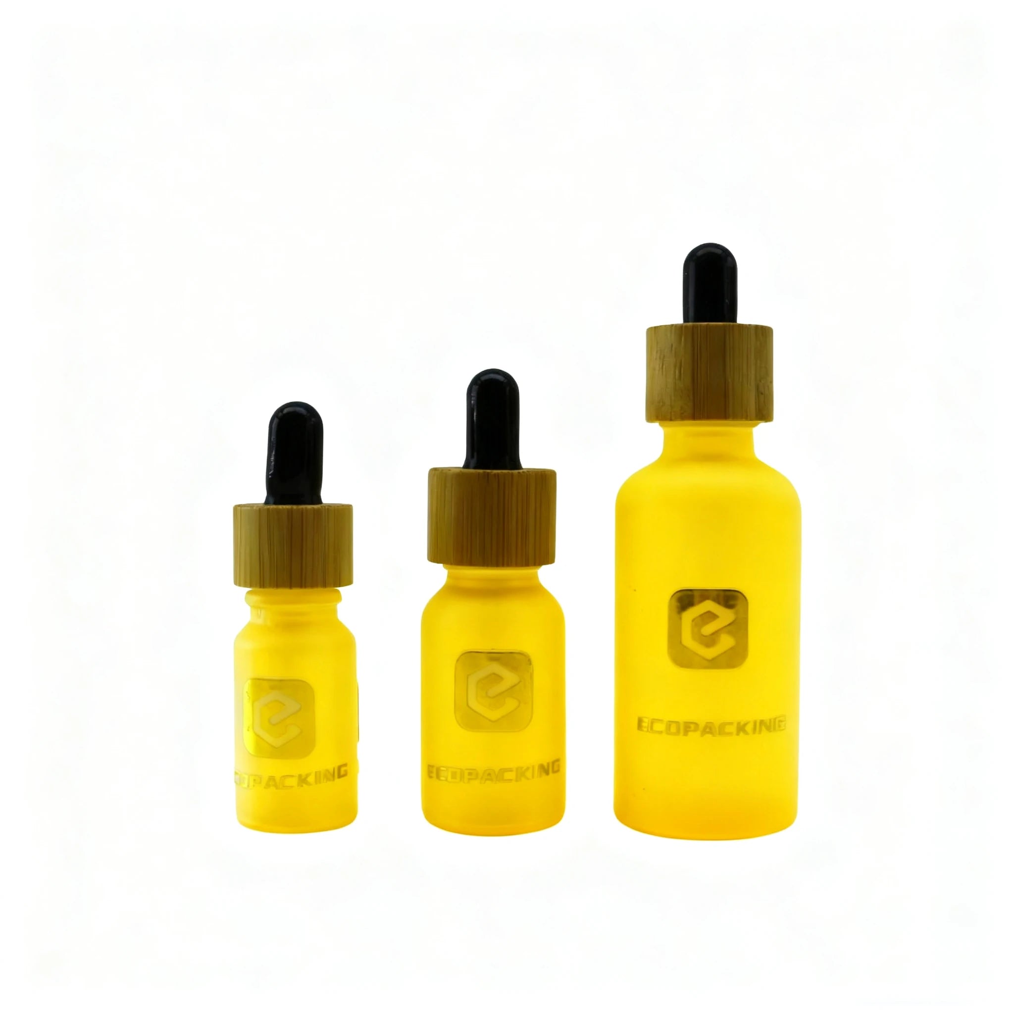 15ml 20ml 30ml 50ml 100ml purple Blue Green Glass Round Essential Oil Dropper Bottle Glass Skincare Serum Bottle Packing - 图片 2