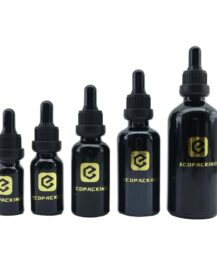 Body Oil Dropper Bottle 5ml 10ml 15ml 20ml 30ml 50ml 100ml Black Glass Hair Oil Bottle with Dropper  Lid