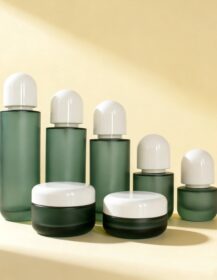 Matte Green Frosted Glass Pump Spray Bottle for Essential Oil Lotion Skin Care 20ml 30ml 50ml 100ml 120ml 150ml