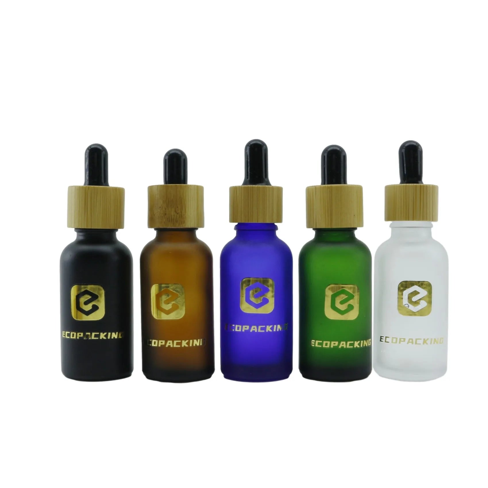 5ml 10ml 15ml 20ml 30ml 50ml 100ml Round Small Luxury Cosmetic Essential Oil Hair Serum Eye Glass Dropper Bottle Packaging - 图片 9
