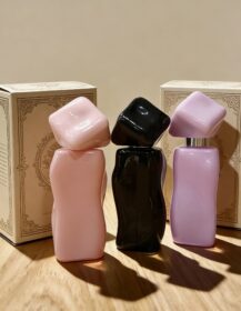 Hot Sell Luxury Customized 30ml Candy Lid Cosmetics Glass Perfume Bottle Custom Logo Empty Skin Care Serum Glass Spray Bottle