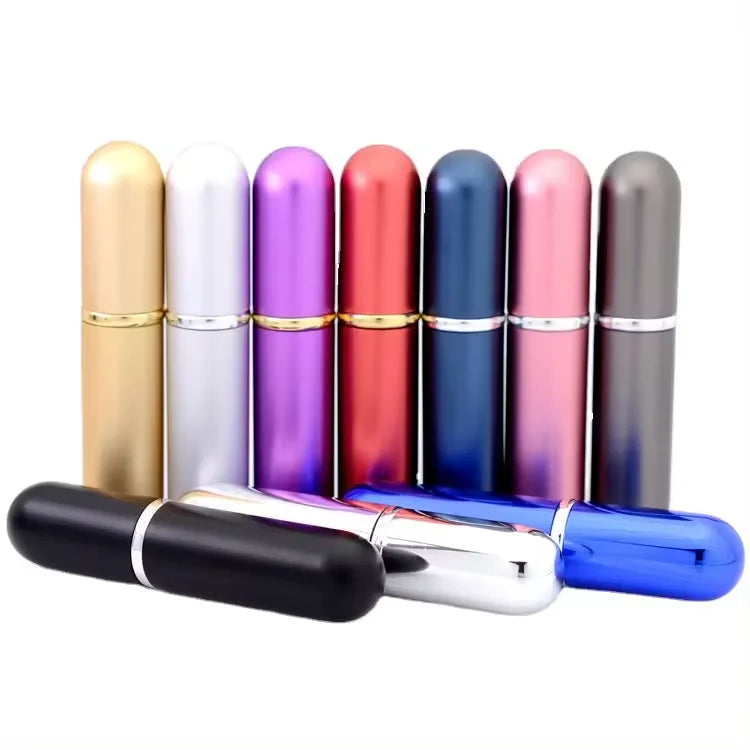 Stock 5ml Portable Aluminum Metal Perfume Bottle Refillable Atomizer Pump Spray Bottle F888 - 图片 7