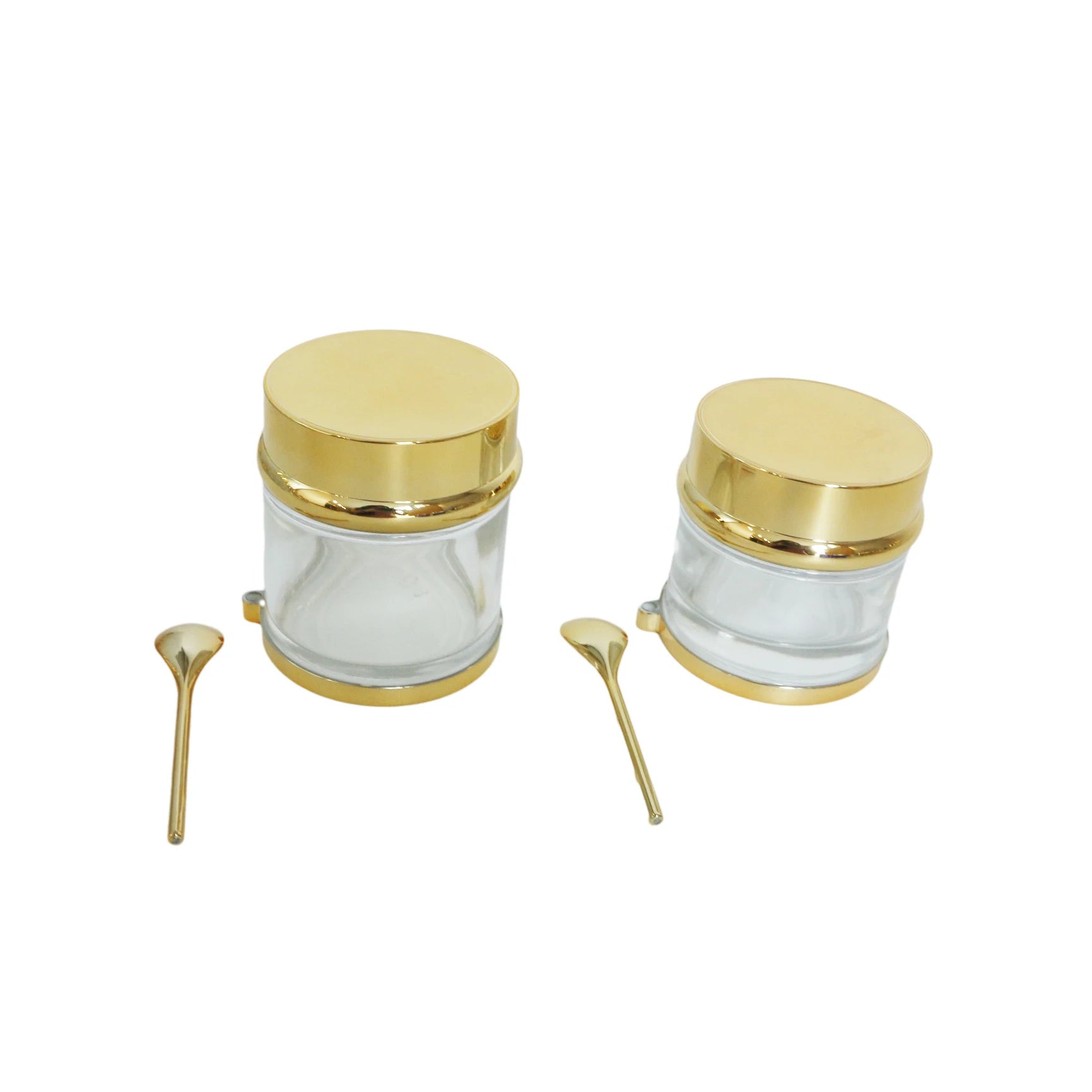 30ml 50ml 80ml Luxury Cosmetic Skin Care Packaging Glass Jar with Lid for Cosmetic Cream Body Butter Scrub Lip Balm - 图片 4