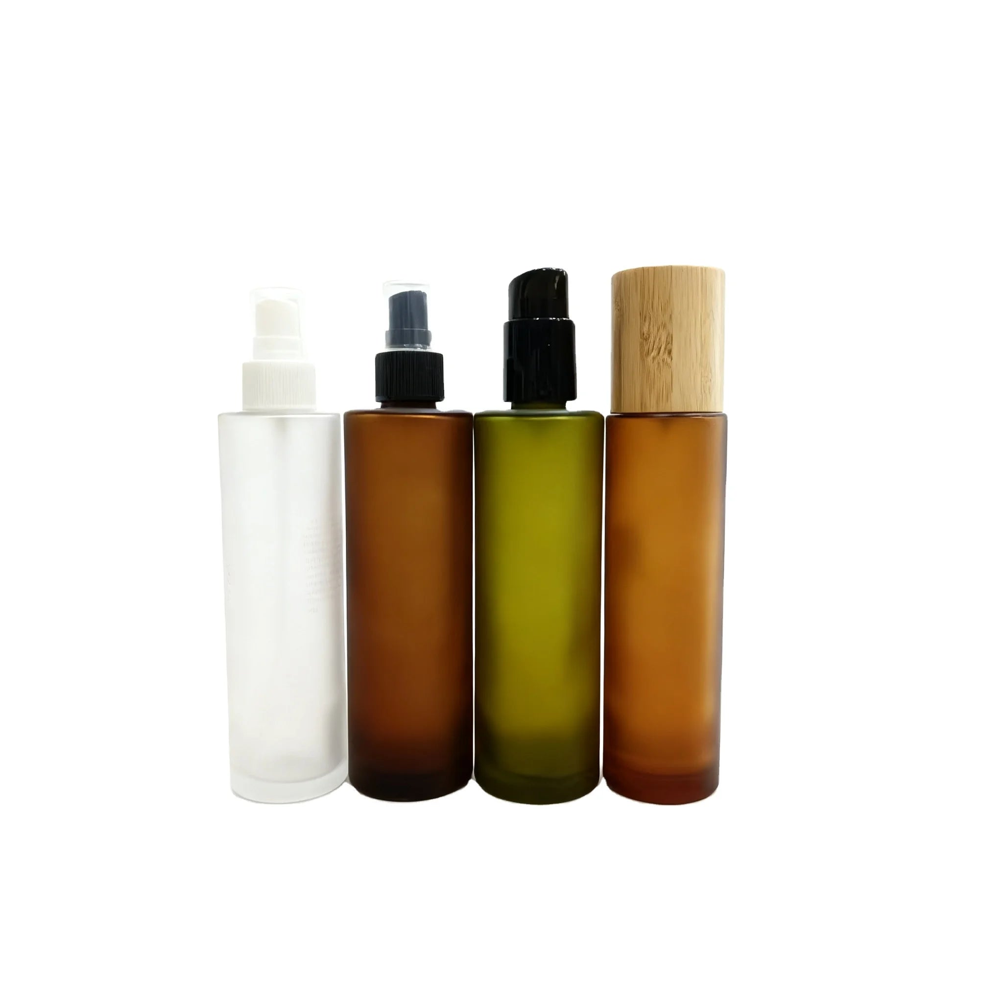 100ml 200ml Clear Powder Glass Cream Jar Scrub Body Butter Container Jar With Lids - 图片 5