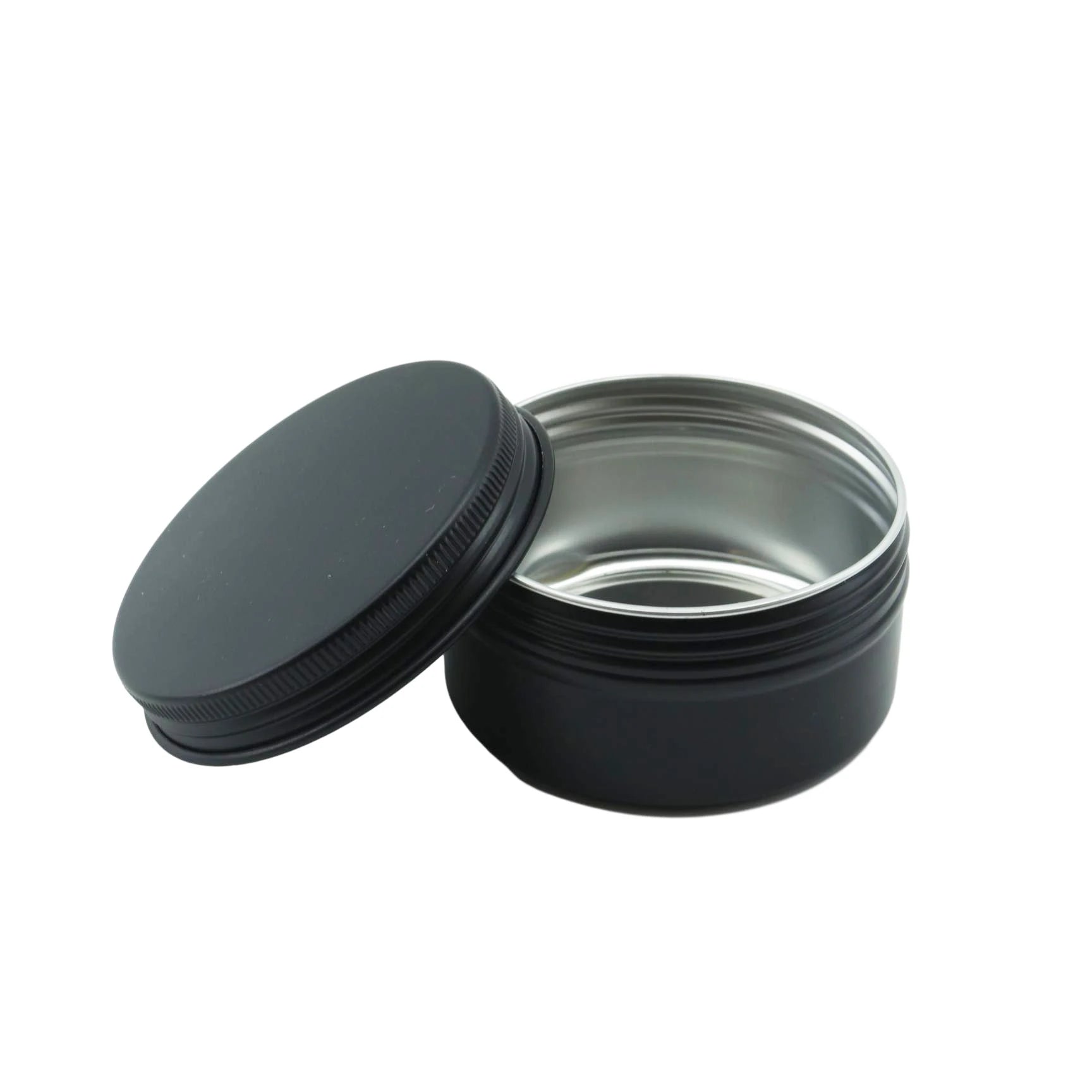 5ml 10ml 15ml 20ml 30ml 50ml 60ml 100ml 150ml 200ml 250ml Cosmetic Cream Hair Wax Beard Balm Matte Black Aluminum Tin Jar B8888 - 图片 4