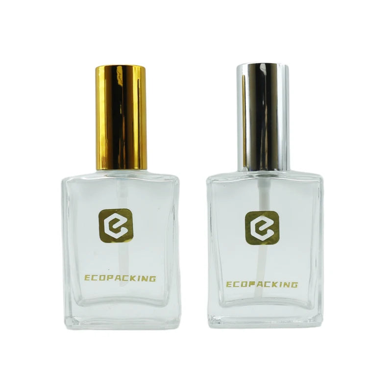 Wholesale Square Essential Oil Bottle Perfume Glass Bottles with Spray Lid 15ml 30ml 50ml 100ml F888 - 图片 3