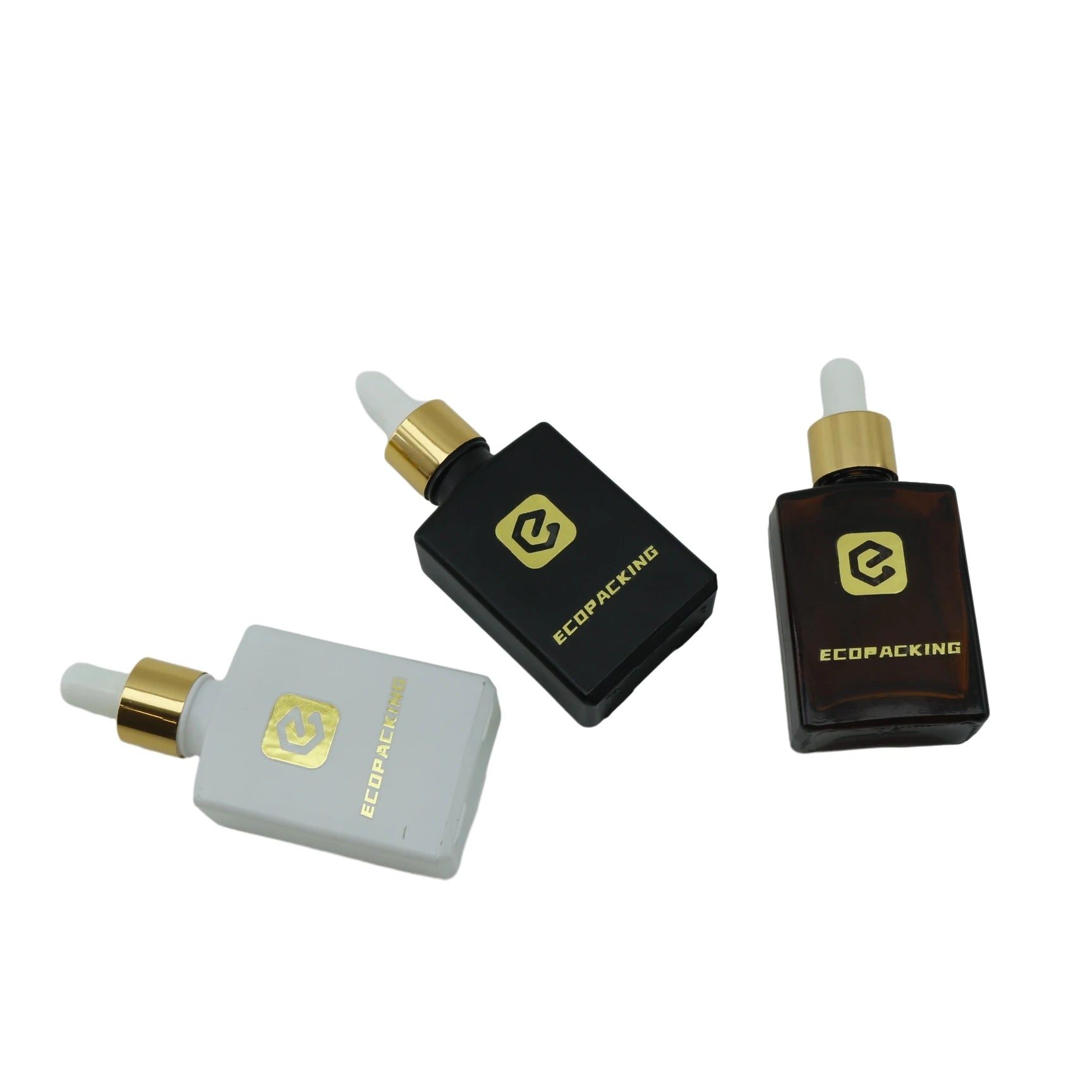 Label Square 1oz 30ml Glass Hair Growth Oil Bottles With Dropper for Massage Oil Essential Oil Serum Skincare Packaging - 图片 7
